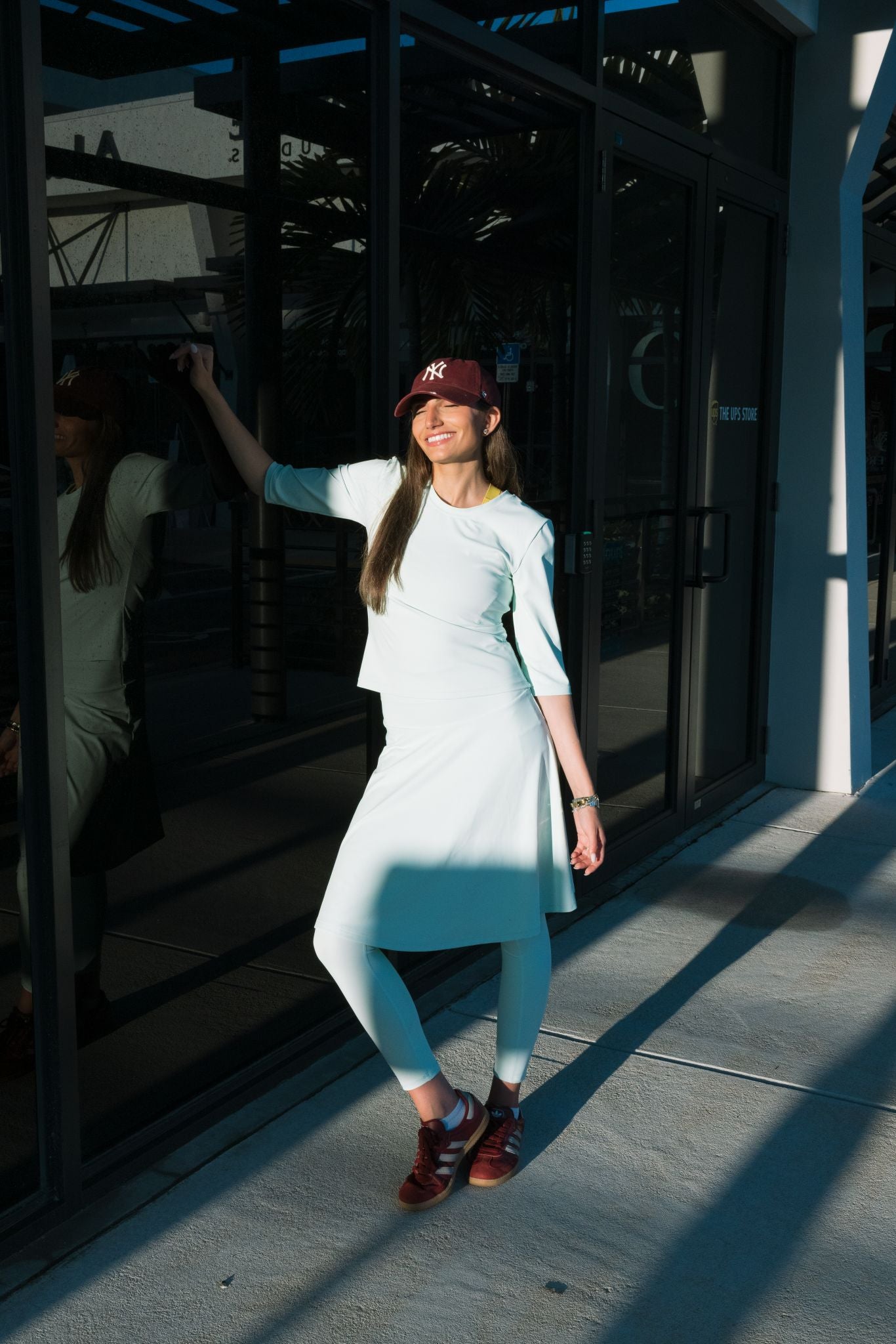 MINT GREEN 3/4 SLEEVE TOP