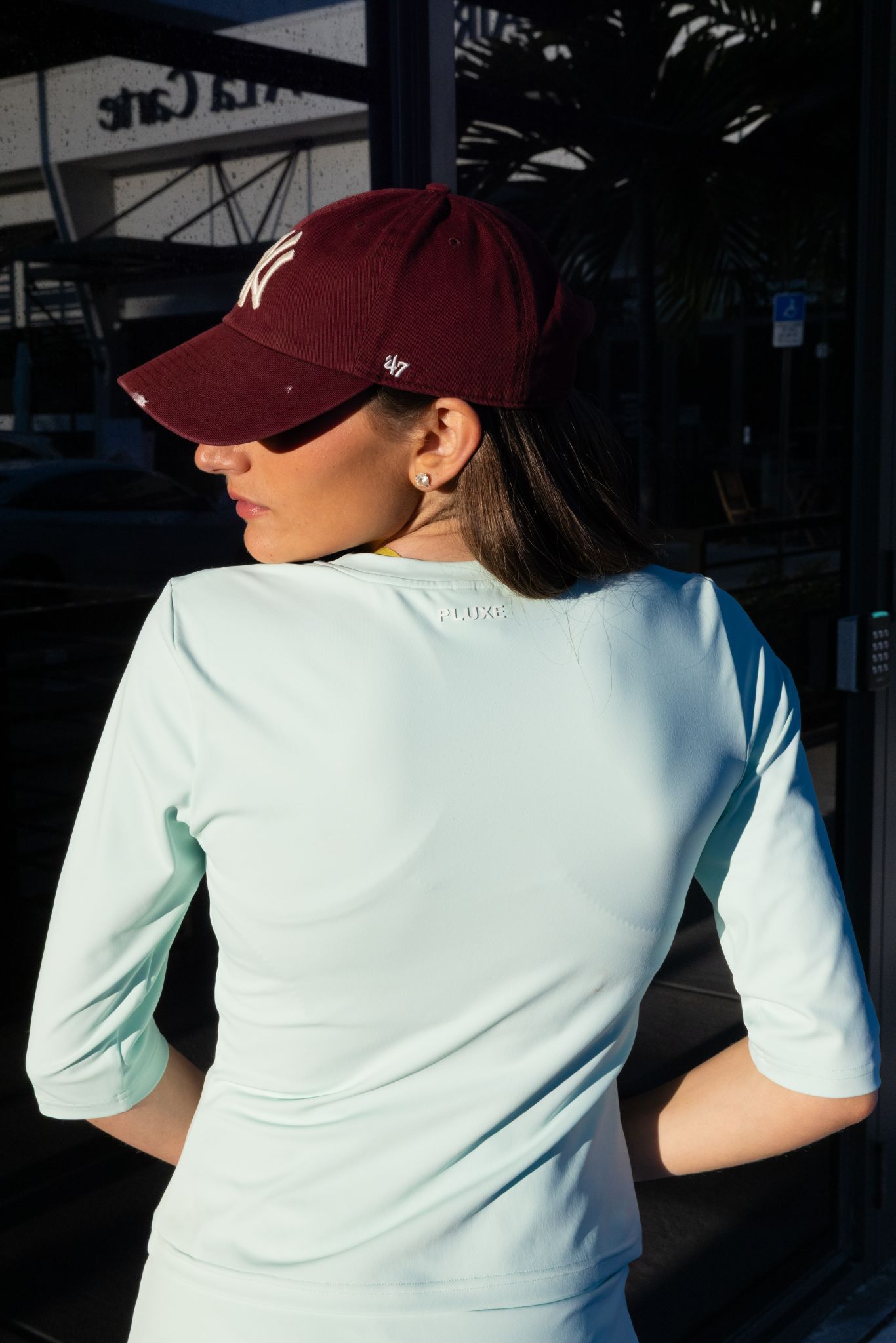 MINT GREEN 3/4 SLEEVE TOP