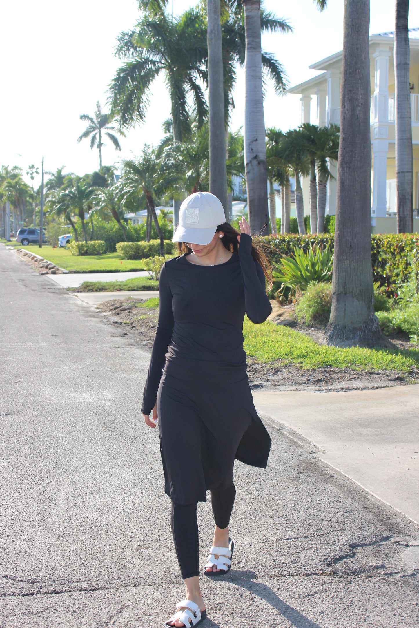 BLACK 7/8 HIGH-RISE LEGGING