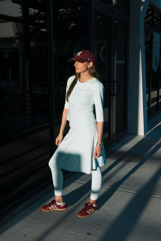 MINT GREEN 3/4 SLEEVE TOP